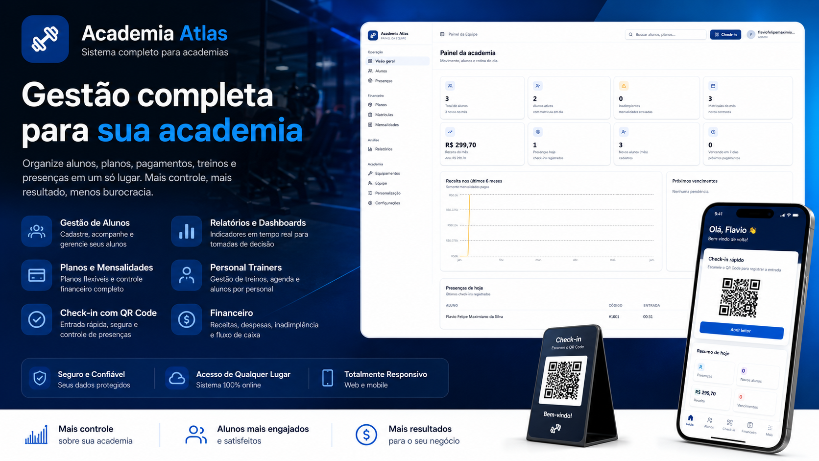 Sistema de Gestão para Academias